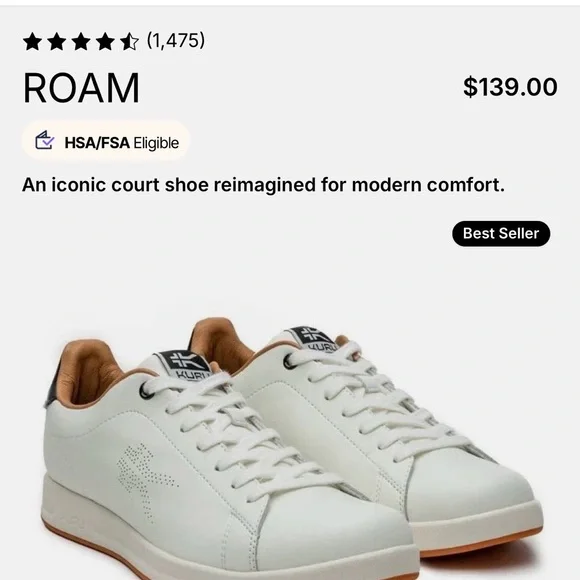 Kuru Roam Sneakers- Size 8 - Picture 2 of 6
